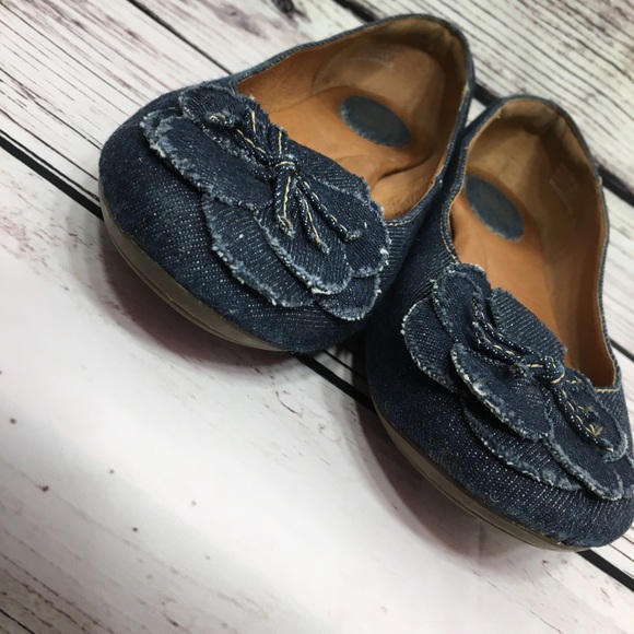 CLARK'S Denim Ballet Flat - Picture 7 of 8